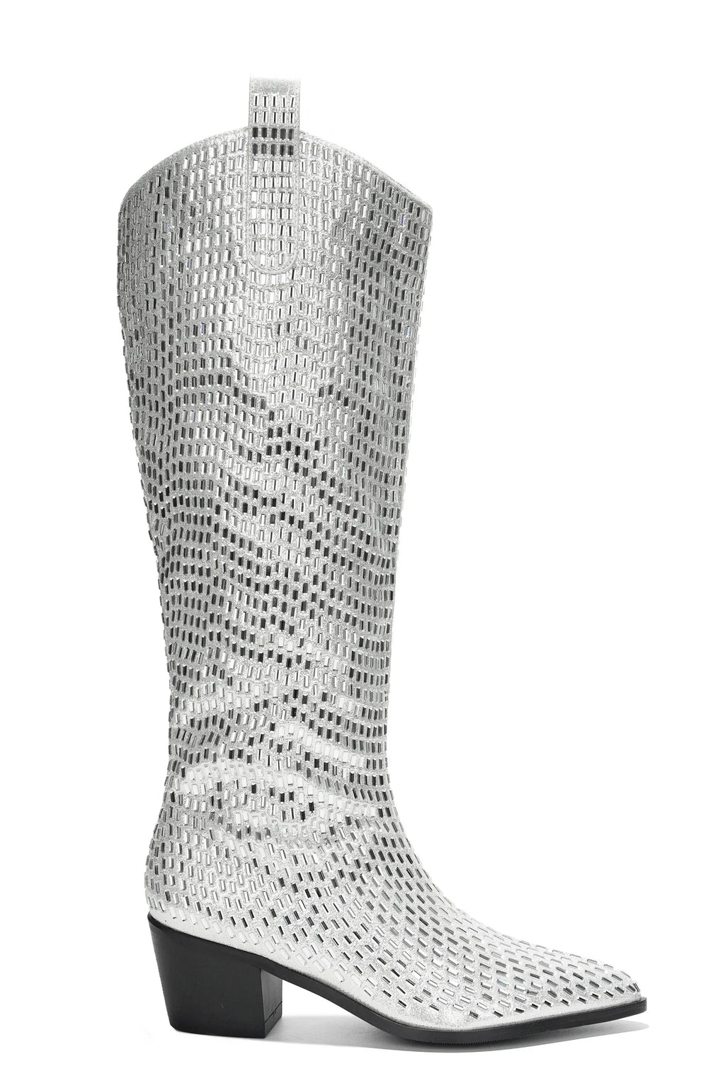 Blazing Boots - Blue or Silver -  Cowgirl Sparkle Holiday Western